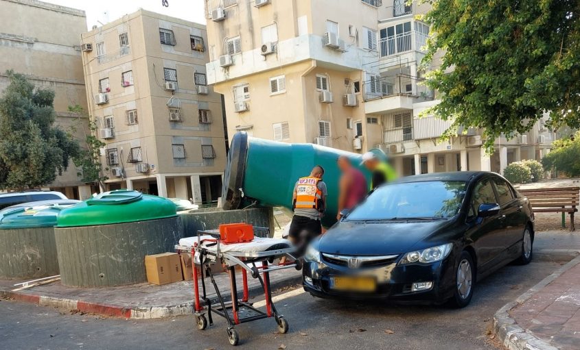 זירת האירוע. צילום: דוברות איחוד הצלה