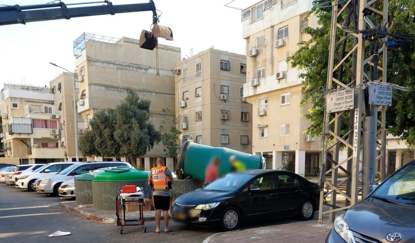 זירת האירוע. צילום: דוברות איחוד הצלה