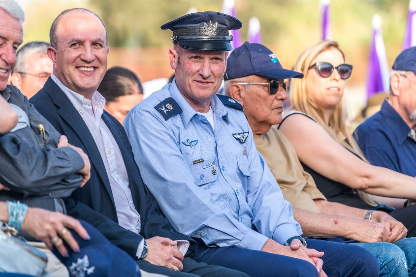 טקס בגשר עד הלום. צילום: דובר צה"ל