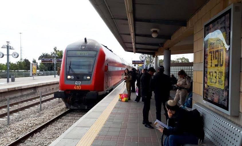 תחנת רכבת עד הלום באשדוד. צילום ארכיון: דור גפני