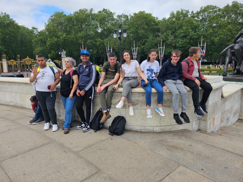 תלמידי גוונים בביקור בלונדון. צילום: בה"ס גוונים