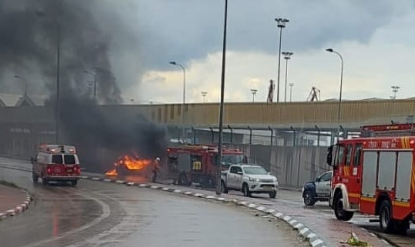 זירת התאונה בדרך לסקוב. צילום: דוברות איחוד הצלה