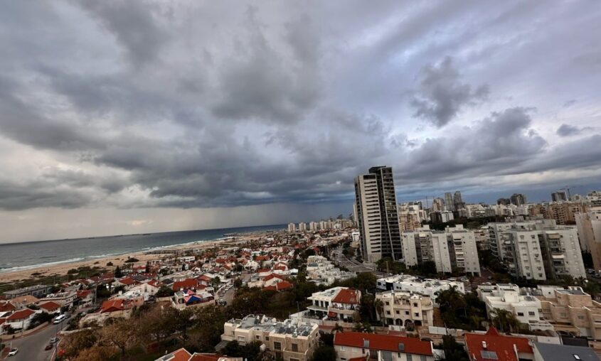 מזג אוויר חורפי באשדוד