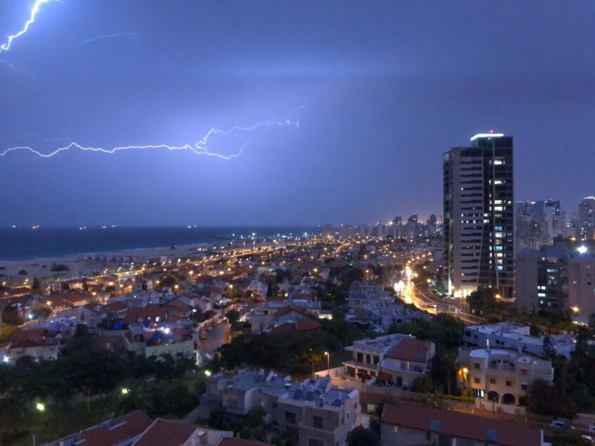 מזג אוויר חורפי באשדוד