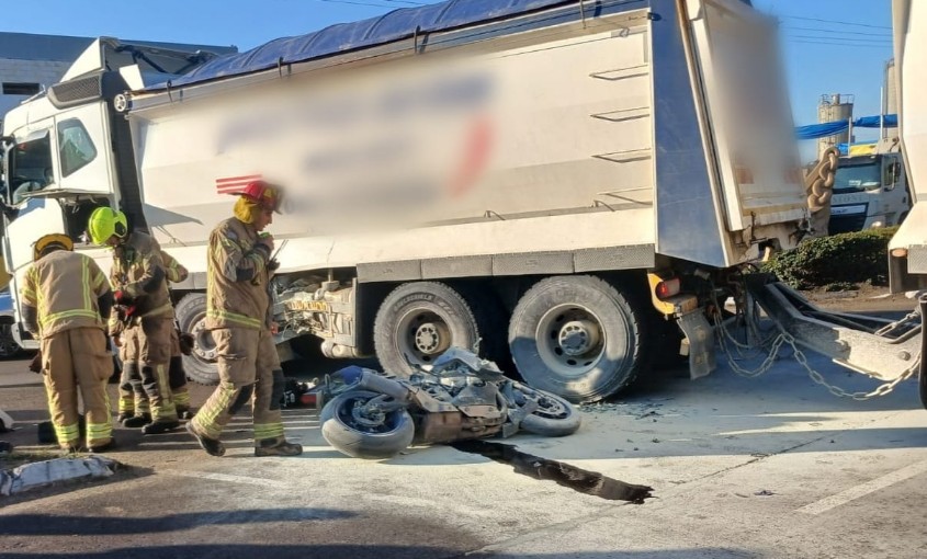 זירת התאונה ברחוב המדע. צילום: איחוד הצלה