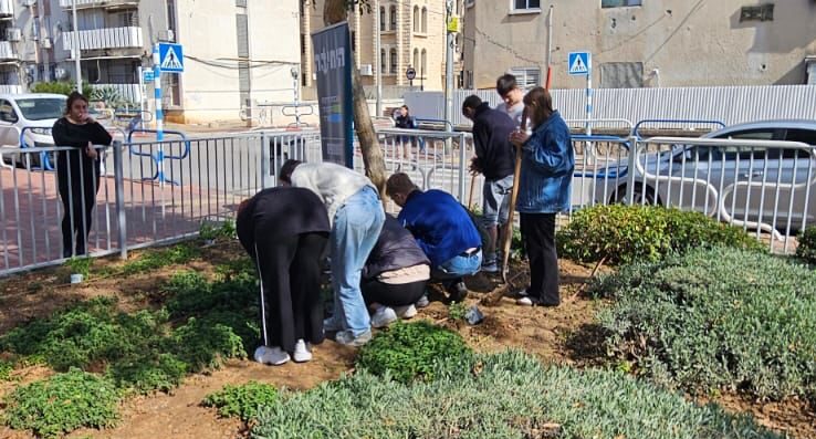 פעילות נטיעות קהילתית ברובע ב'